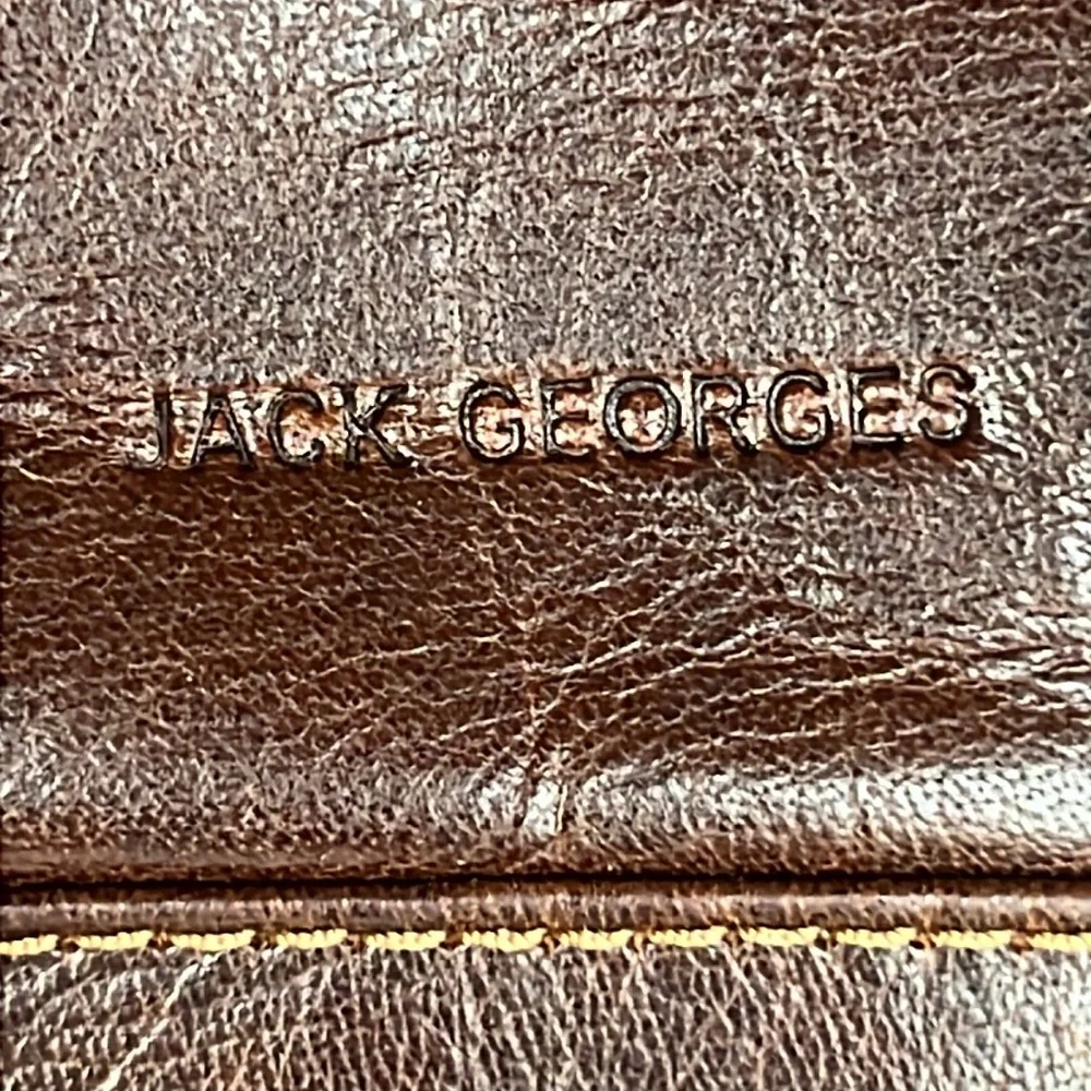 Jack George new never used Brown Leather Crossbody Bag